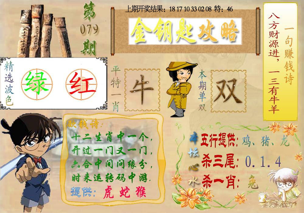 079期《金钥匙攻略》[图]